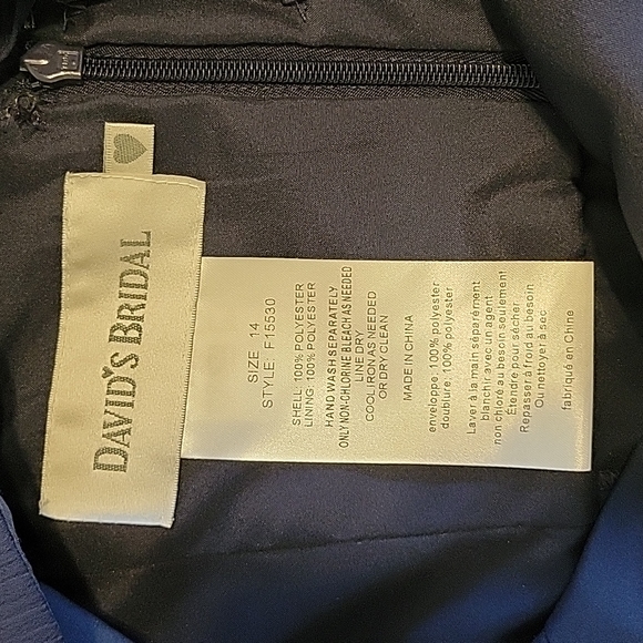 David's Bridal Chiffon Dress - Picture 4 of 7